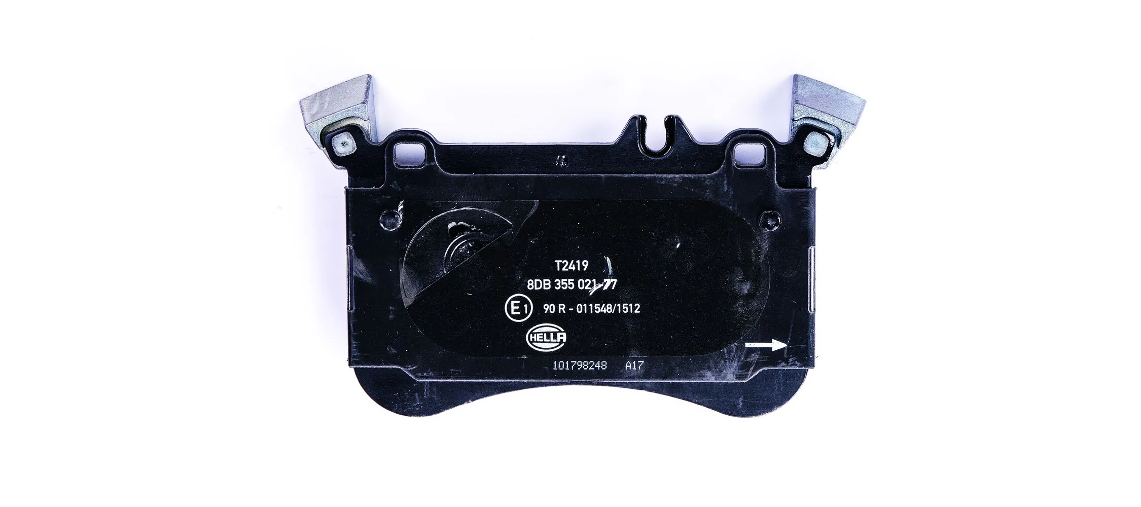 Передні тормозні колодки 1254076 General Motors
