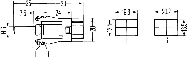 6ZF004229011 HELLA Кінцевий вимикач