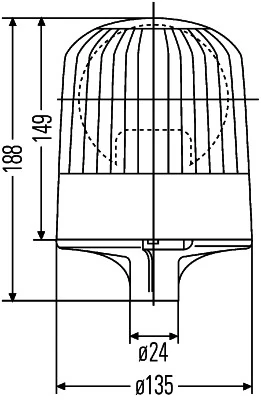 2RL007551001 HELLA Проблисковий маяк