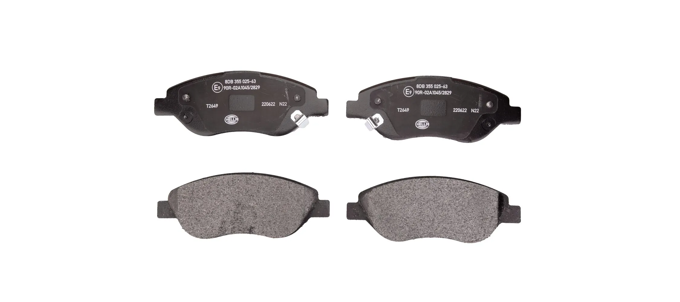 Купити 1681163480 Peugeot/Citroen Колодки гальмівні передні, дискові