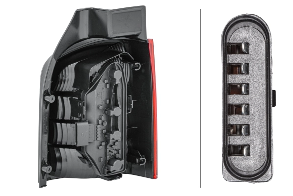 Ліхтар задній лівий Volkswagen Transporter T5 автобус (7HB, 7HJ, 7EB, 7EJ) (2003 - 2016) ціна, від 32.59 USD