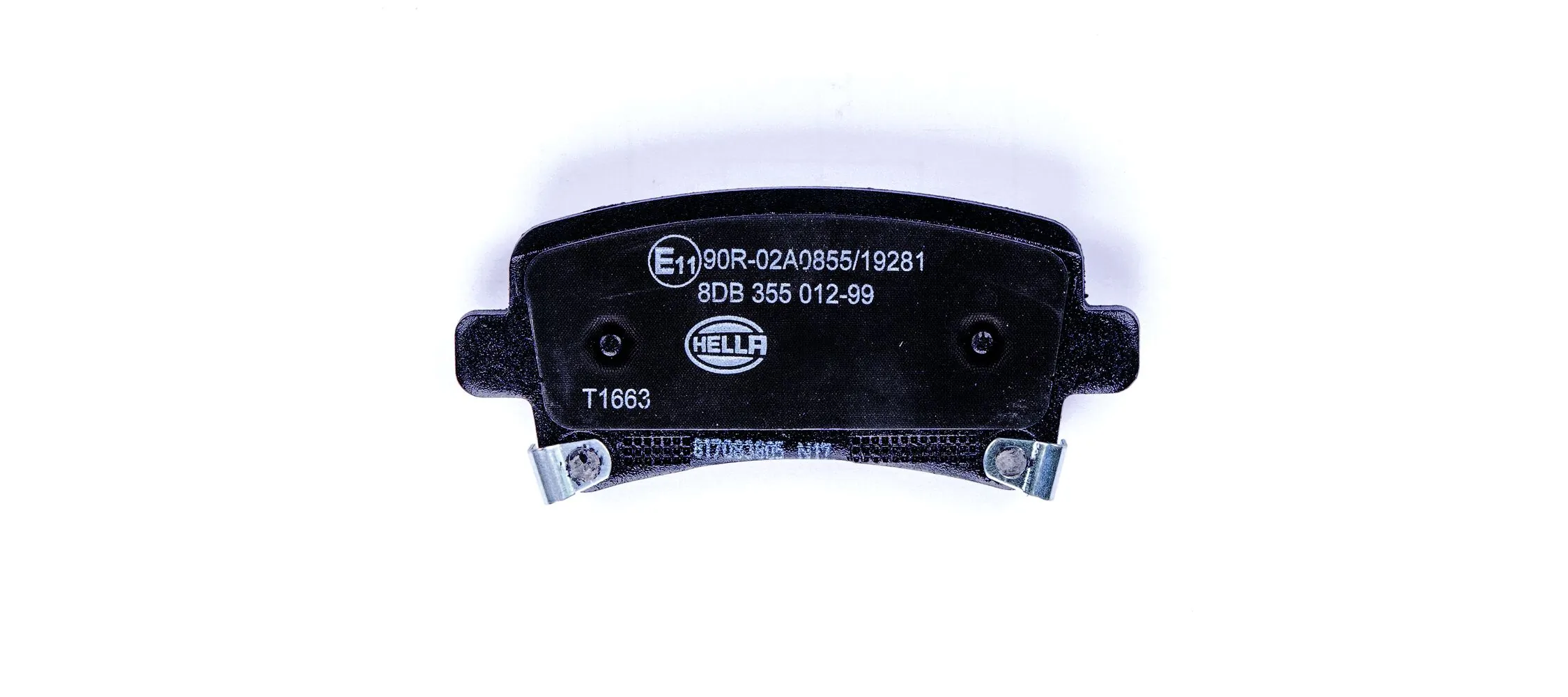 8DB355012991 HELLA Колодки гальмівні задні, дискові