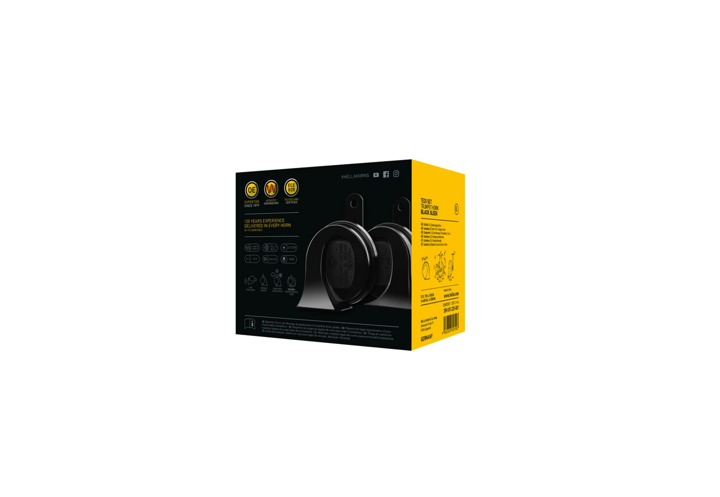 Сигнали звукові HELLA 3FH011225831 ціна, від 9.31 USD