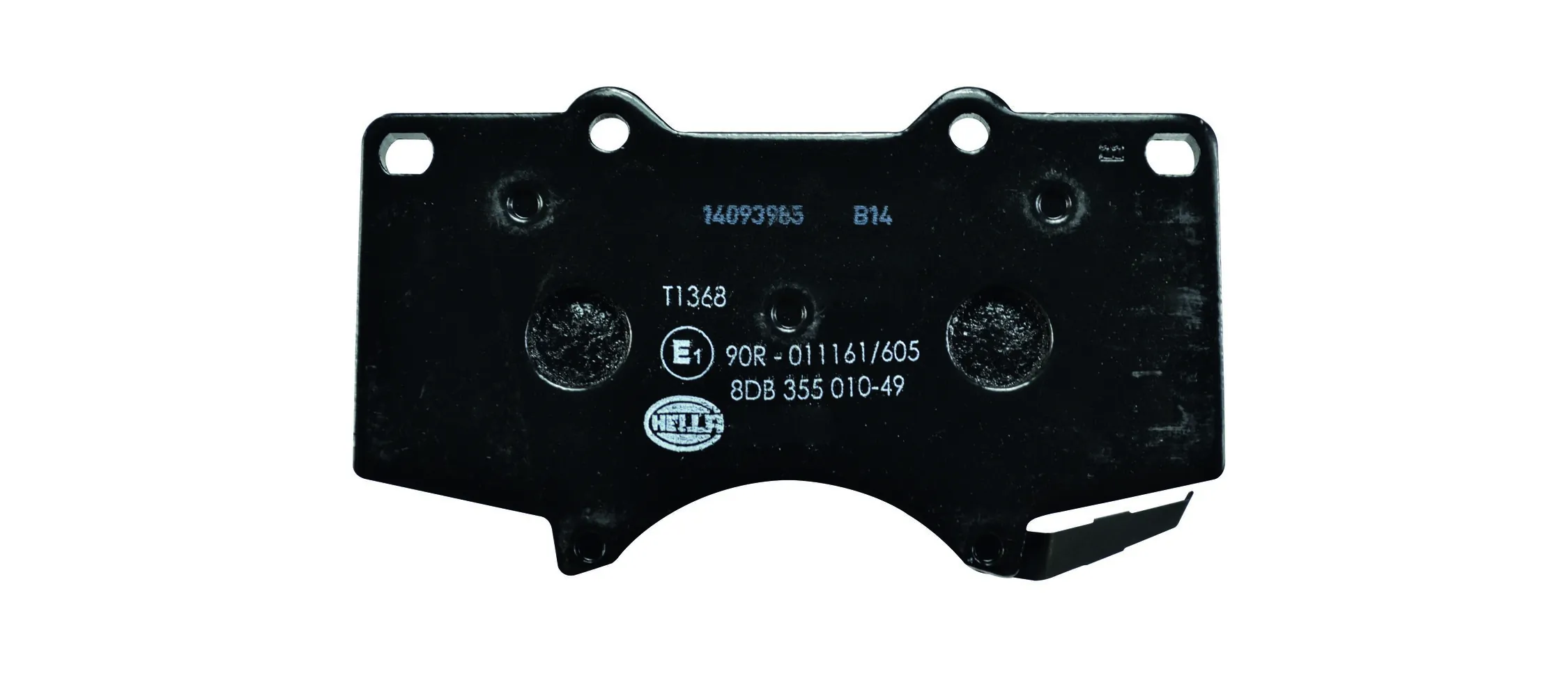 8DB355010491 HELLA Передні гальмівні колодки