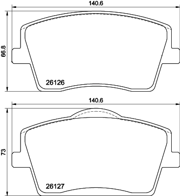 Гальмівні колодки VALEO 302535 ціна, від 43.71 USD
