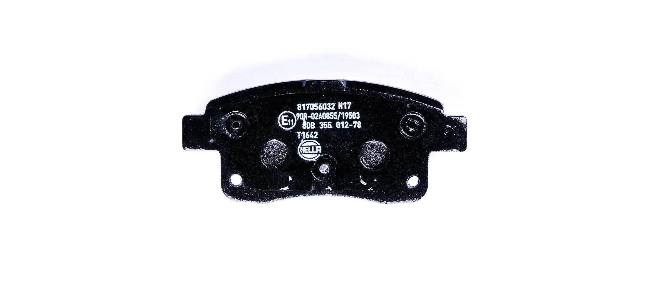 8DB355012781 HELLA Колодки гальмівні задні, дискові