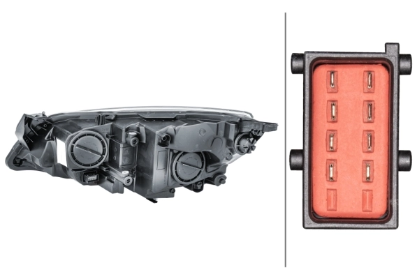 Основна фара - вставка General Motors 13297723 ціна, від 145.17 USD