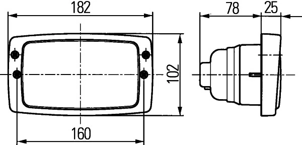 Лампа-фара, ліва = права Mercedes A0015444601 ціна, від 24.06 USD