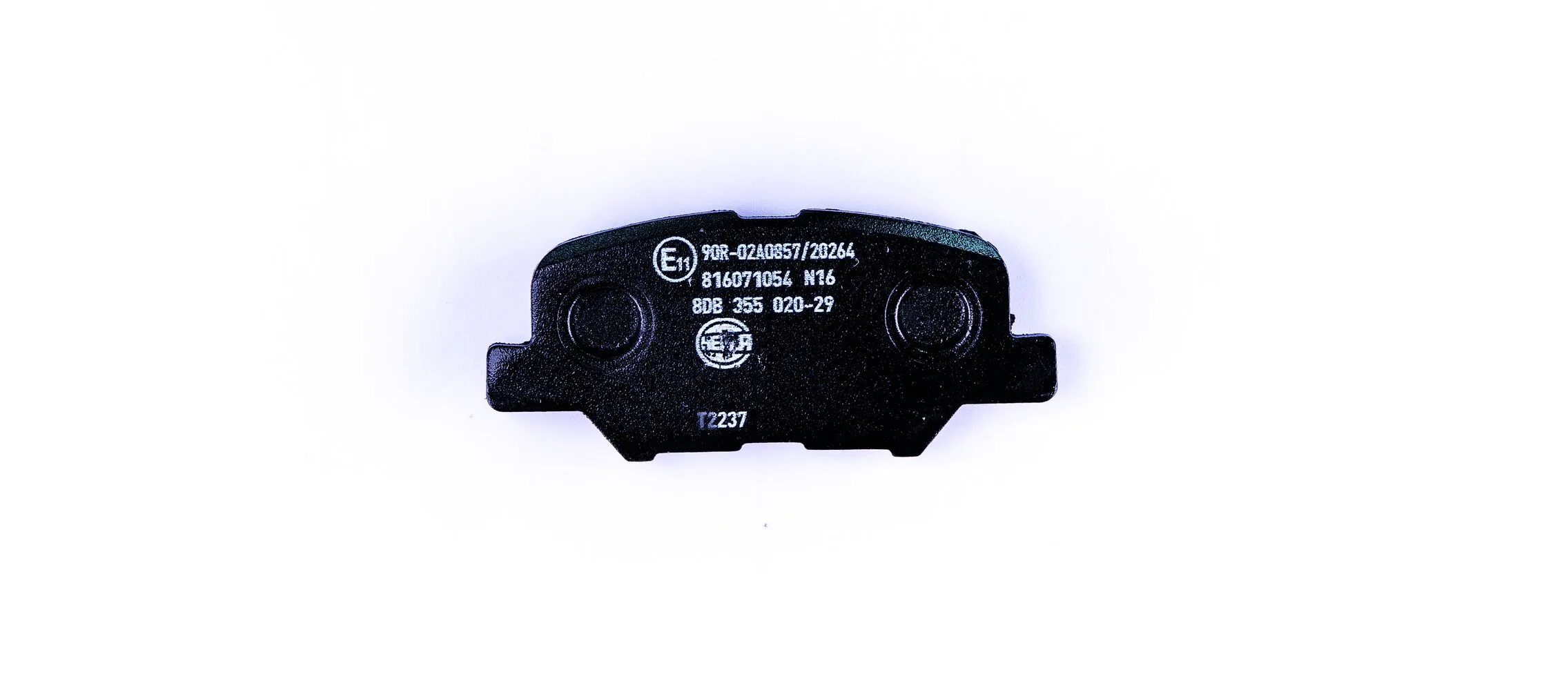 8DB355020291 HELLA Колодки гальмівні задні, дискові
