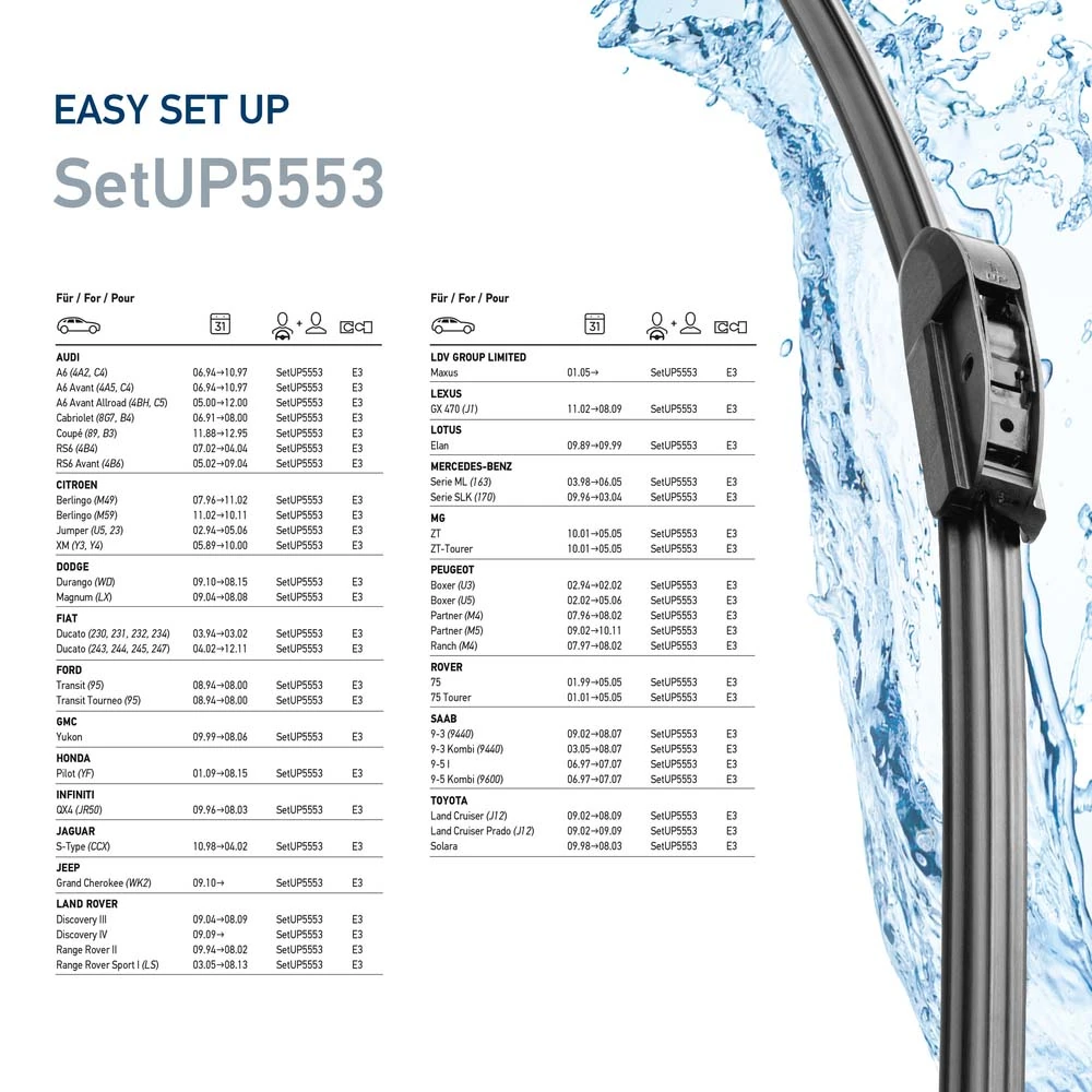 Щітка-двірник лобового скла, водійська HELLA 9XW358164271 ціна, від 19.31 USD