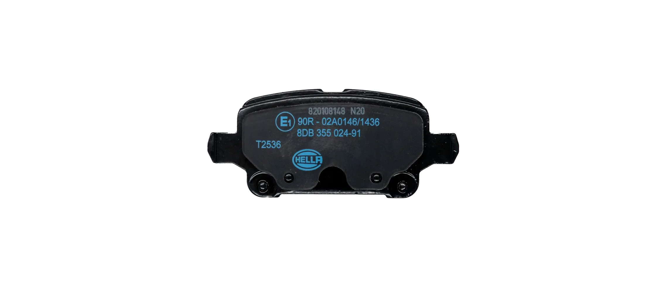8DB355024911 HELLA Колодки гальмівні задні, дискові