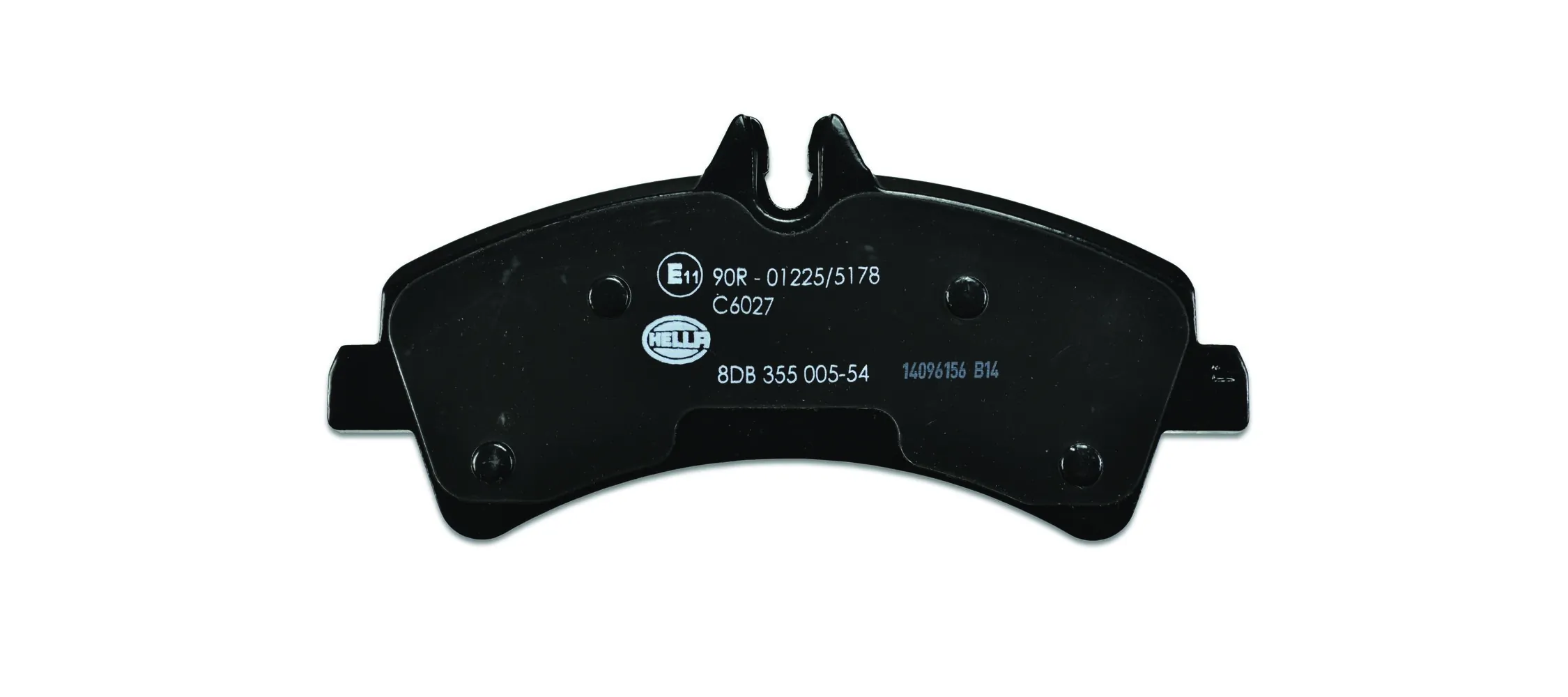 8DB355005541 HELLA Колодки гальмівні задні, дискові
