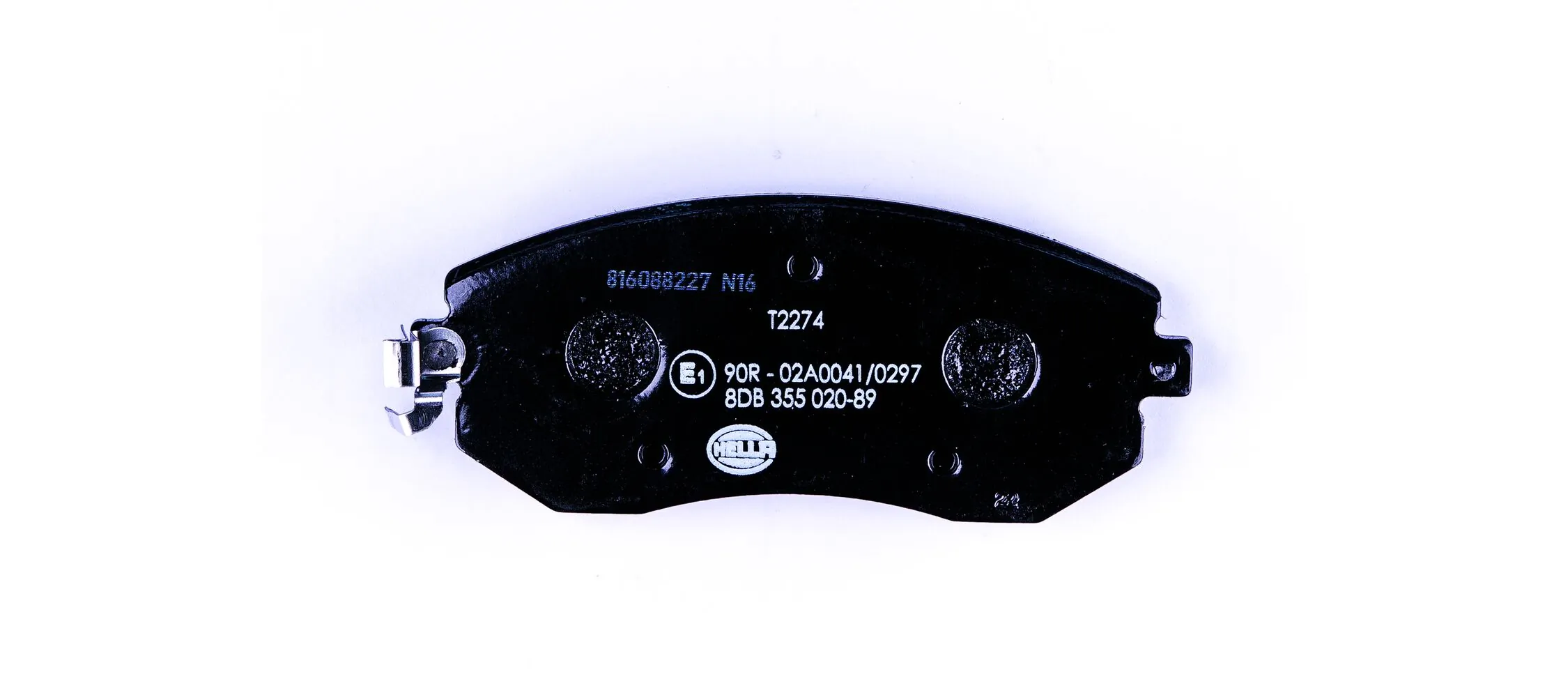 8DB355020891 HELLA Передні гальмівні колодки