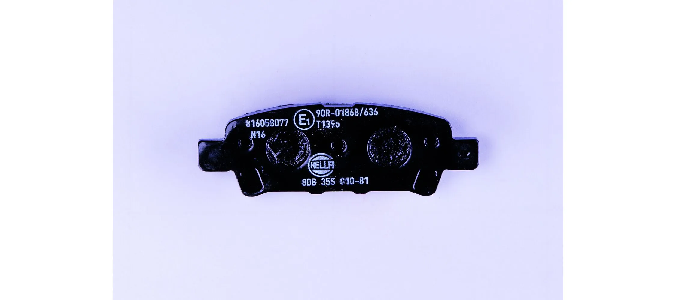 8DB355010811 HELLA Колодки гальмівні задні, дискові