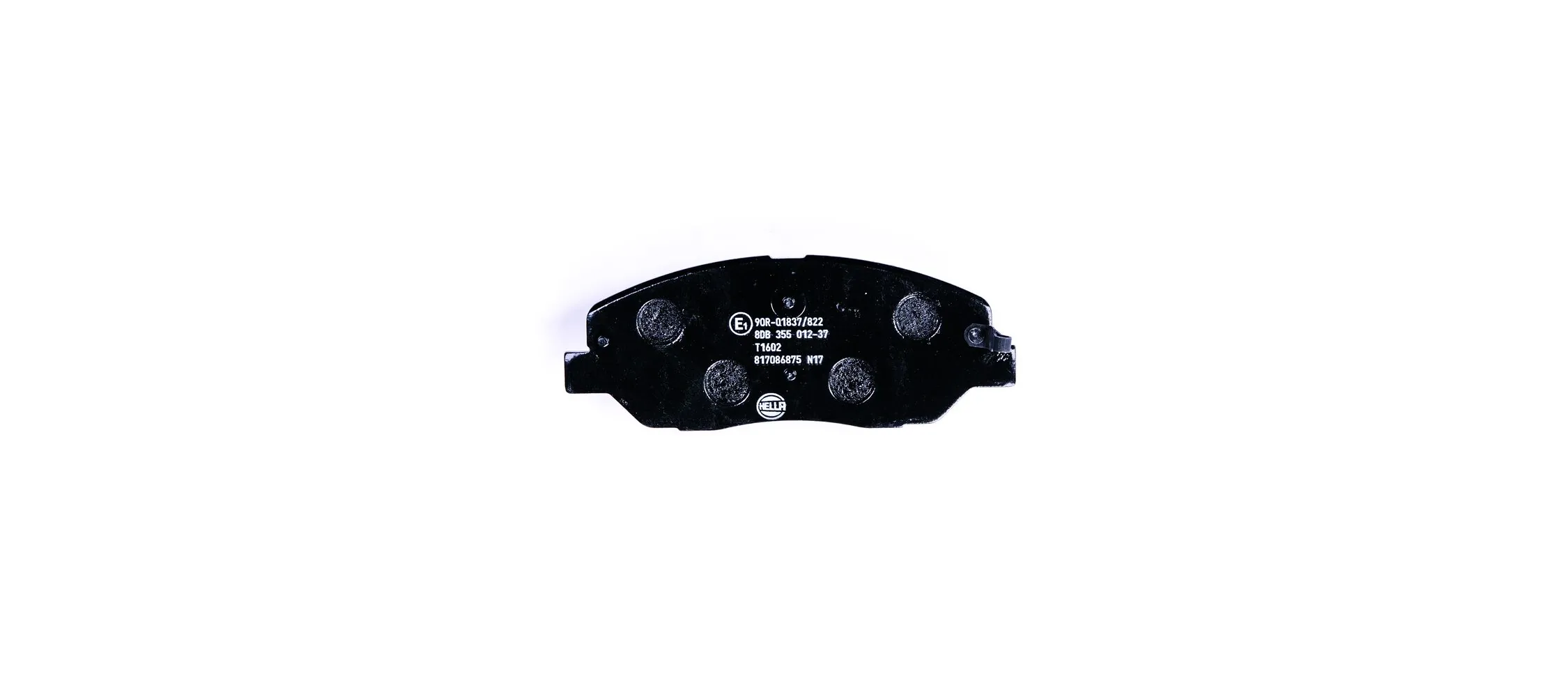 8DB355012371 HELLA Передні гальмівні колодки