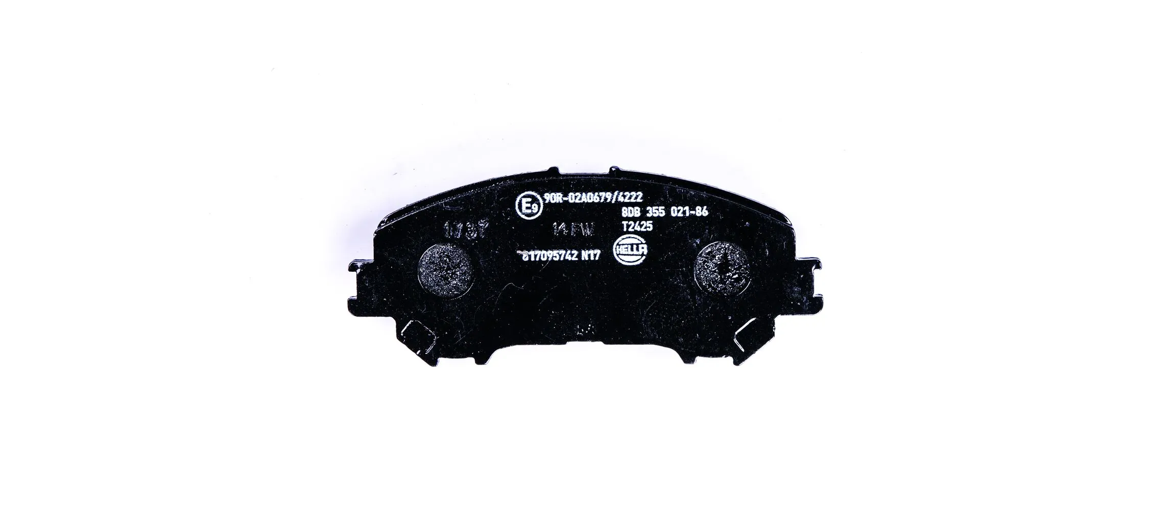 8DB355021861 HELLA Передні гальмівні колодки