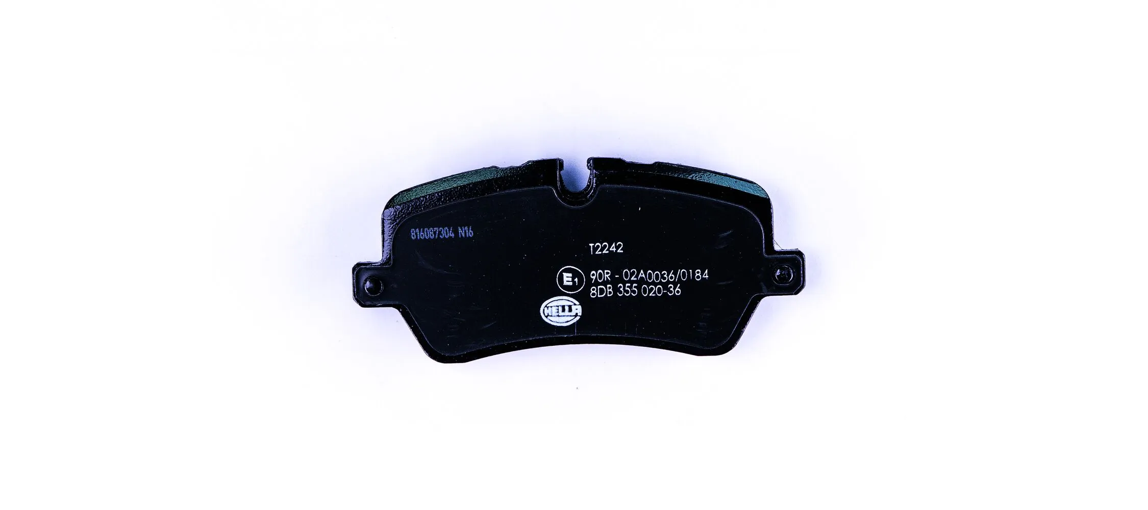 8DB355020361 HELLA Колодки гальмівні задні, дискові