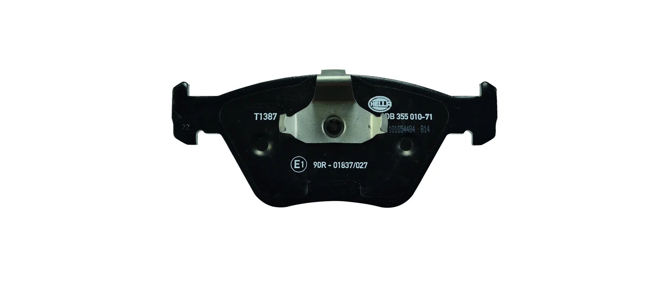 8DB355010711 HELLA Передні гальмівні колодки