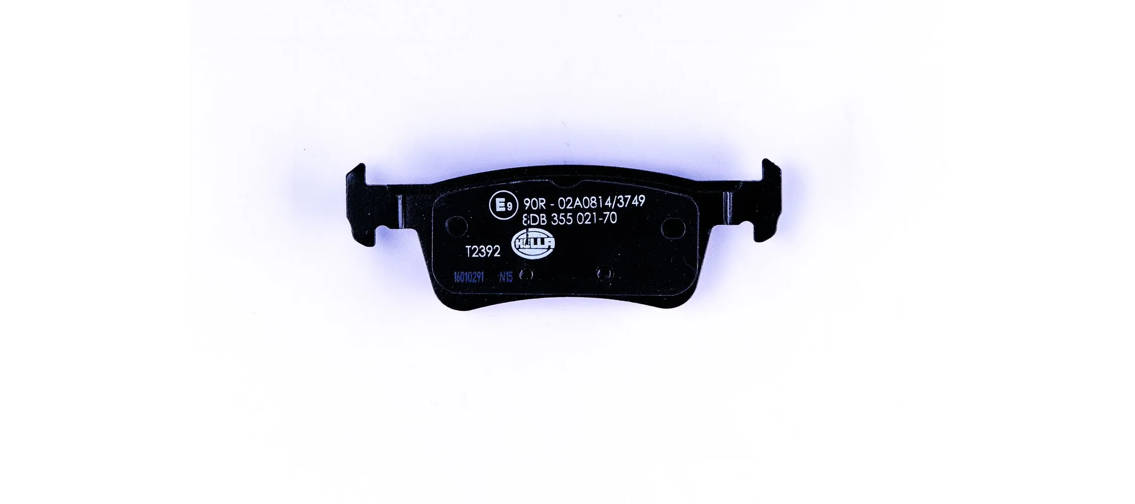 8DB355021701 HELLA Колодки гальмівні задні, дискові