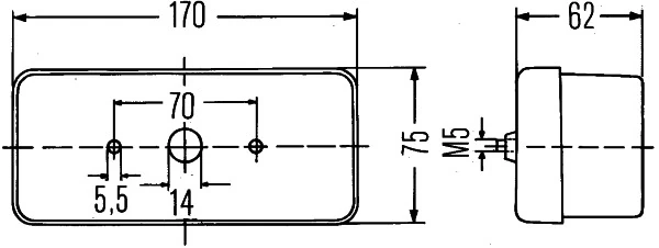 2SD002582027 HELLA Ліхтар задній правий