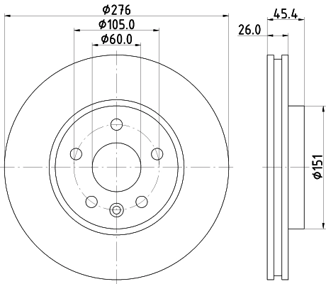 Купити V4040037 Vemo Ротор гальмівний