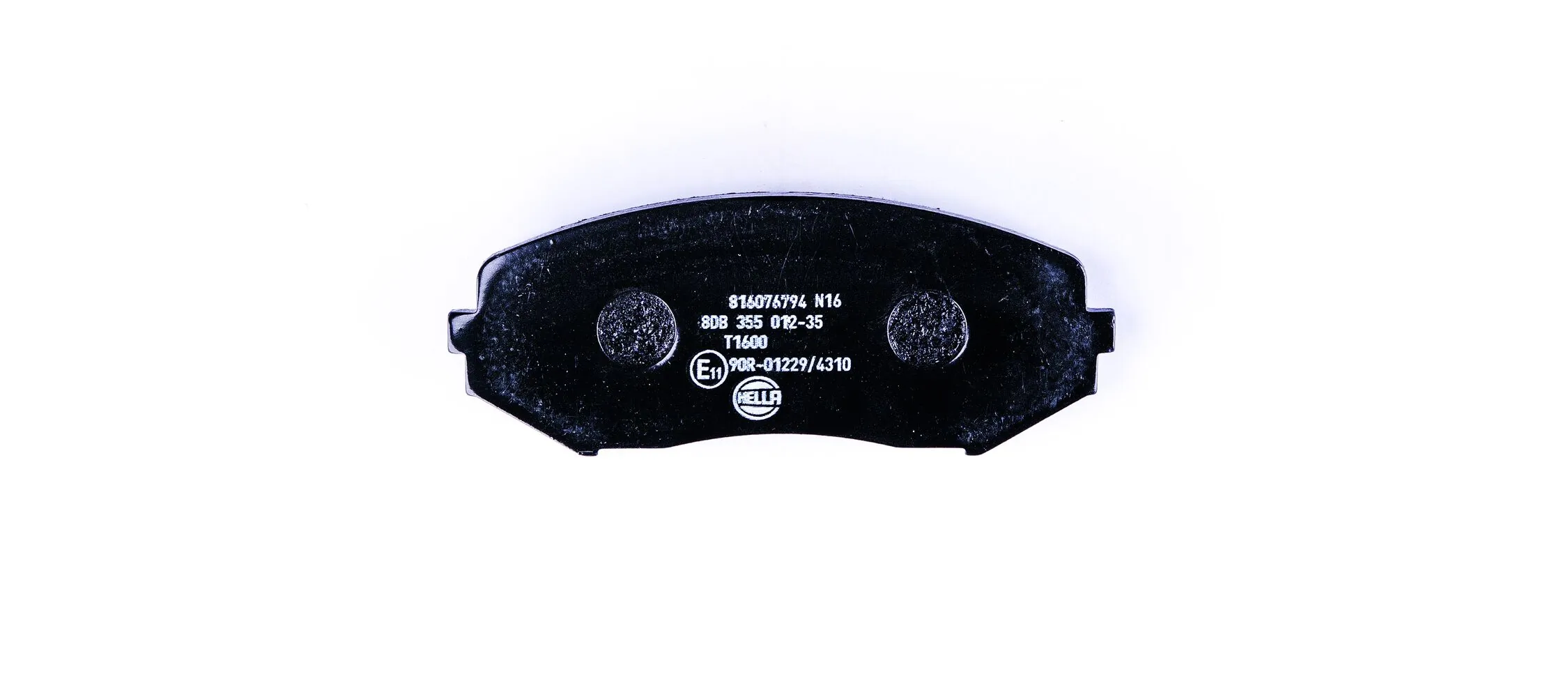 8DB355012351 HELLA Передні гальмівні колодки