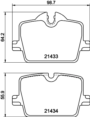 Задні гальмівні колодки Power Stop 162221 ціна, від 73.53 USD