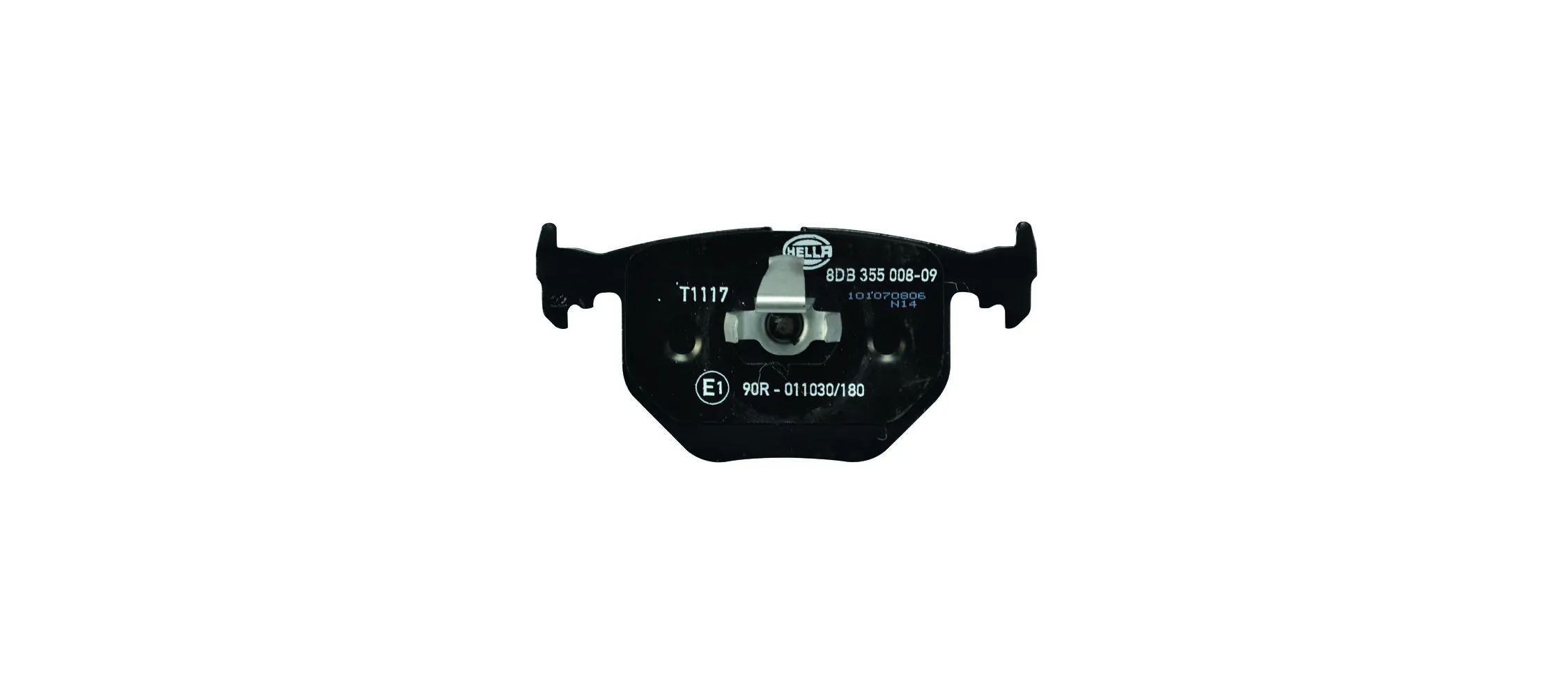 8DB355008091 HELLA Колодки гальмівні задні, дискові