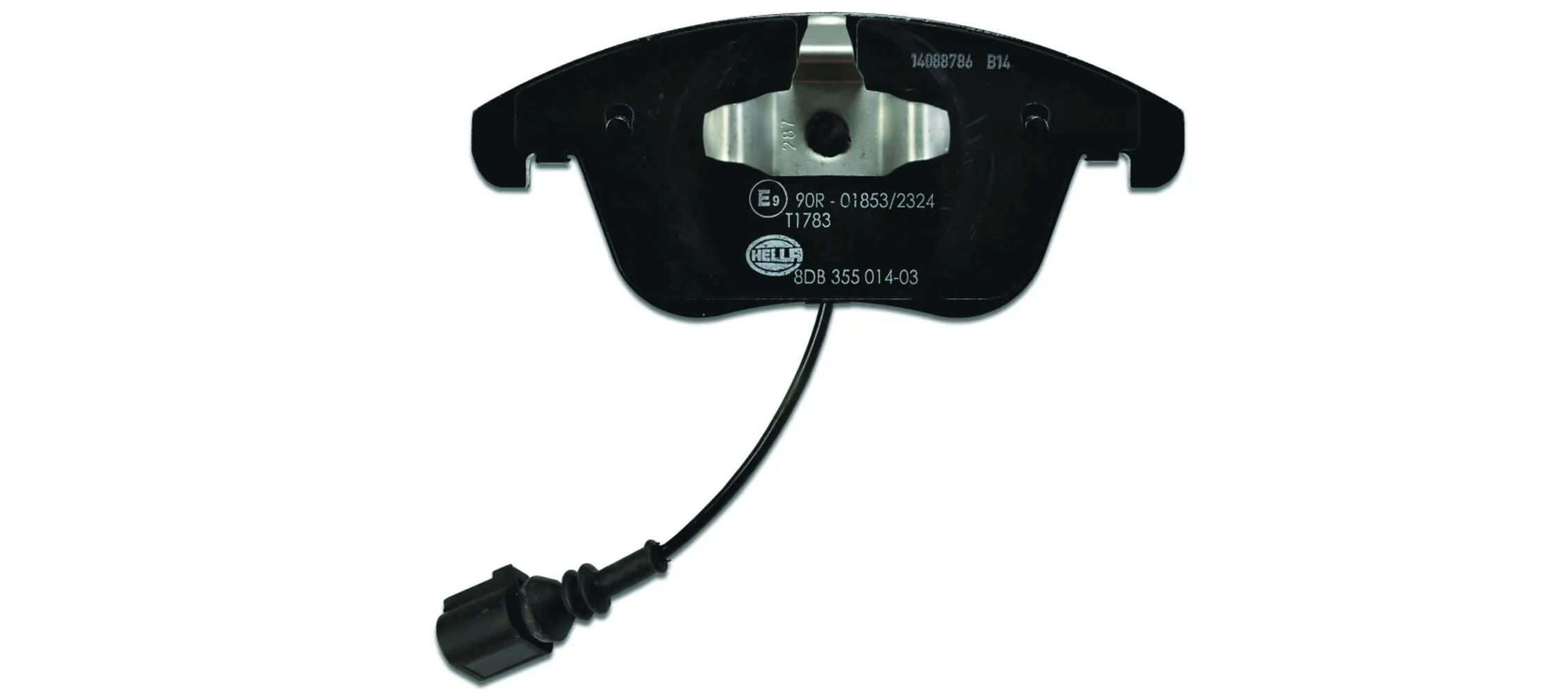 8DB355014031 HELLA Передні гальмівні колодки