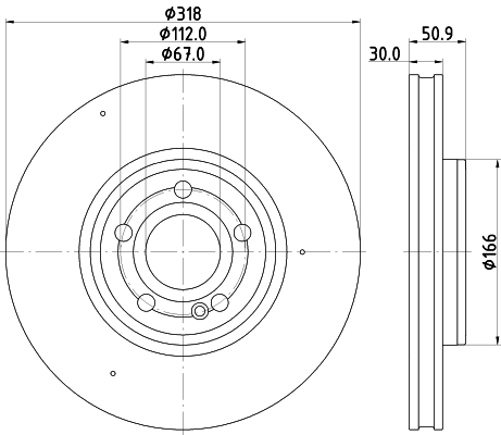 A247421071207 Mercedes Гальмо дискове переднє