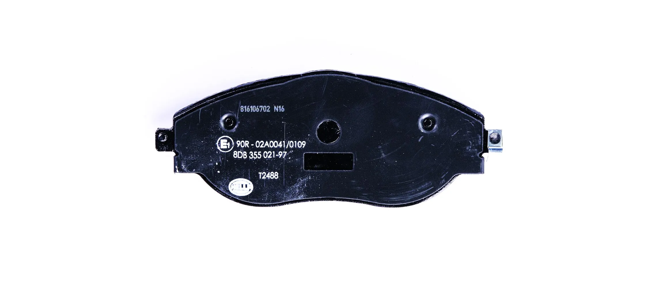 8DB355021971 HELLA Передні гальмівні колодки