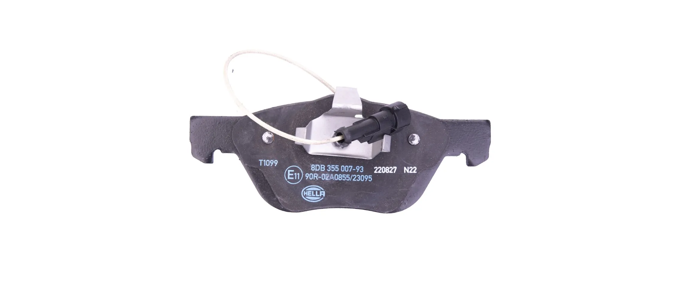 8DB355007931 HELLA Передні гальмівні колодки