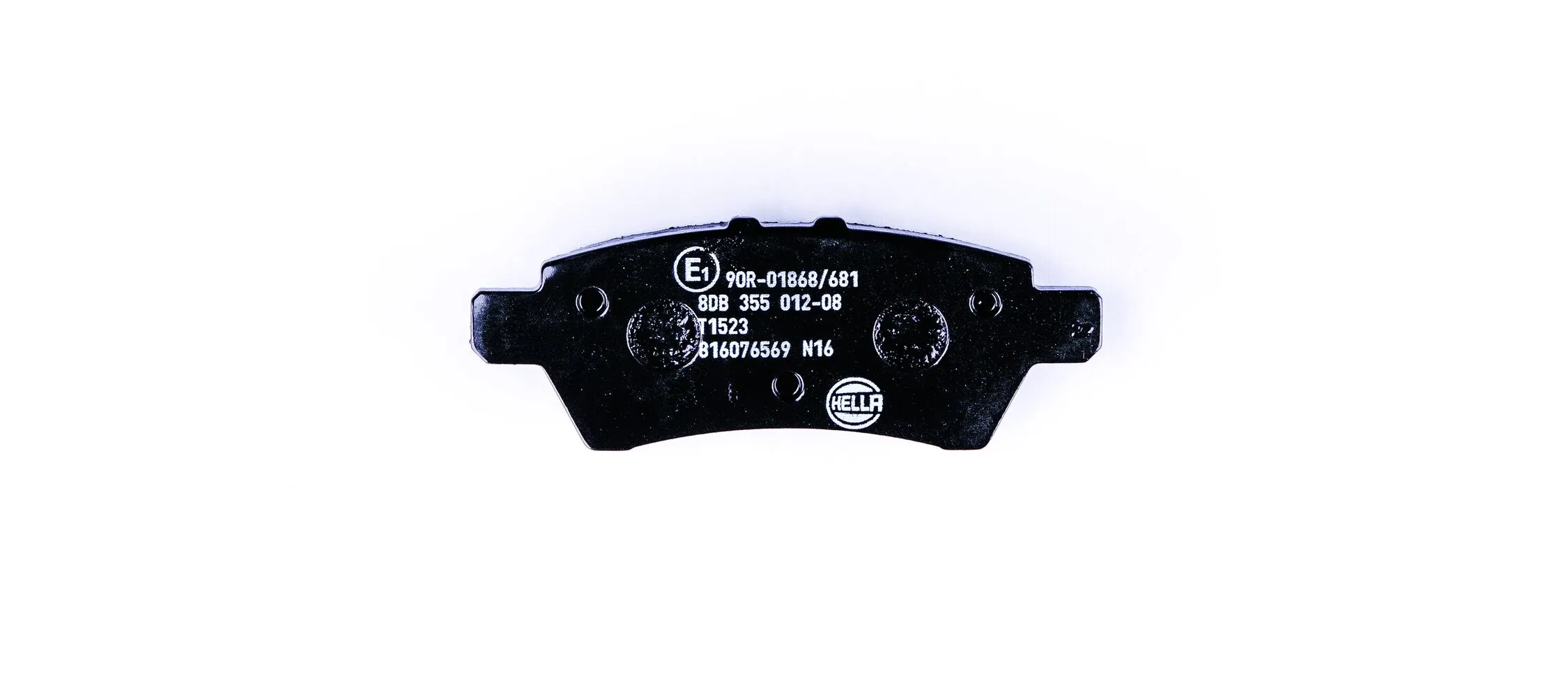 8DB355012081 HELLA Колодки гальмівні задні, дискові