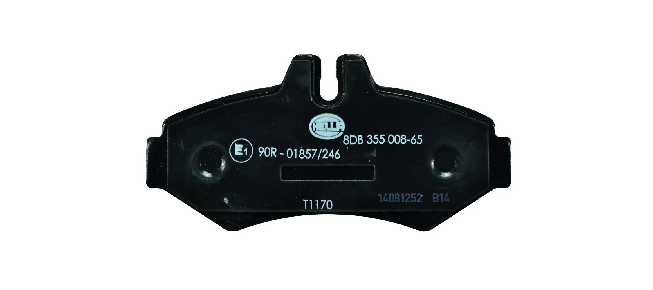8DB355008651 HELLA Колодки гальмівні задні, дискові