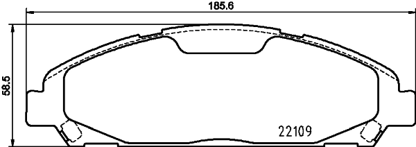 Гальмівні колодки Akebono ACT1791 ціна, від 66.46 USD