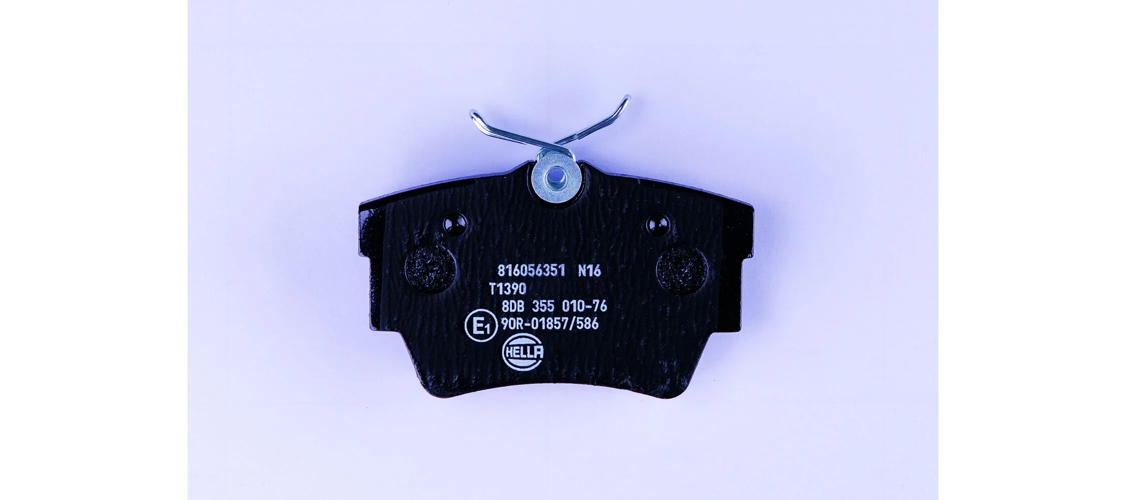 8DB355010761 HELLA Колодки гальмівні задні, дискові