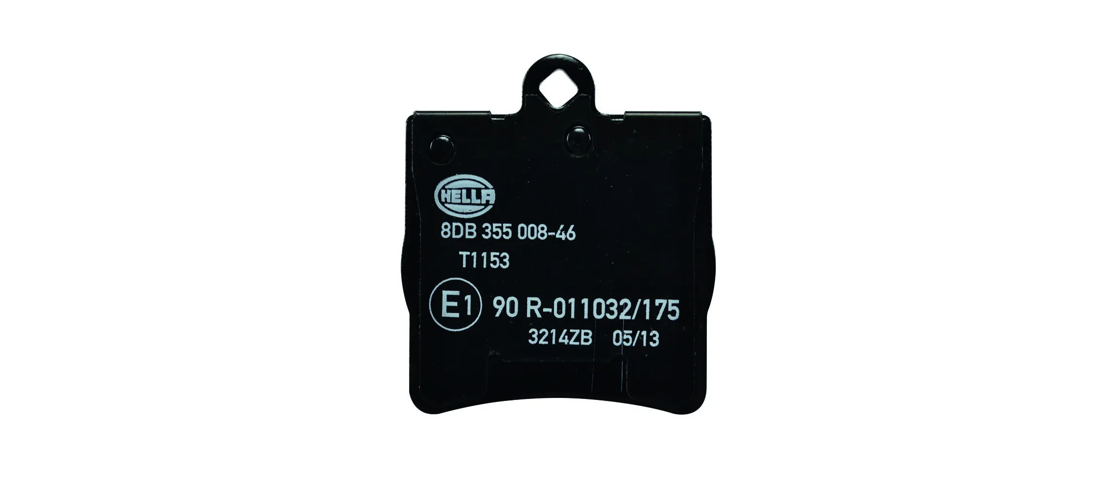 8DB355008461 HELLA Колодки гальмівні задні, дискові