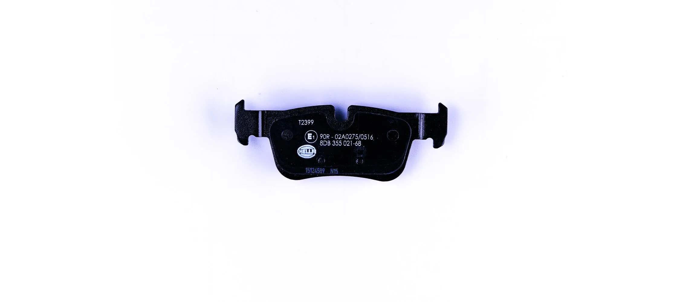 8DB355021681 HELLA Колодки гальмівні задні, дискові