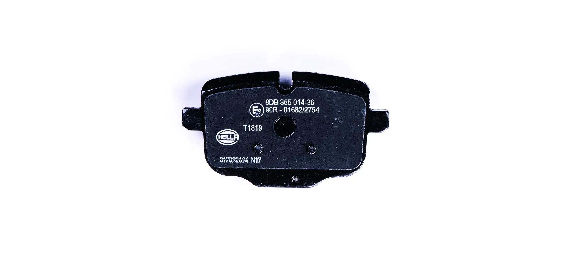8DB355014361 HELLA Колодки гальмівні задні, дискові