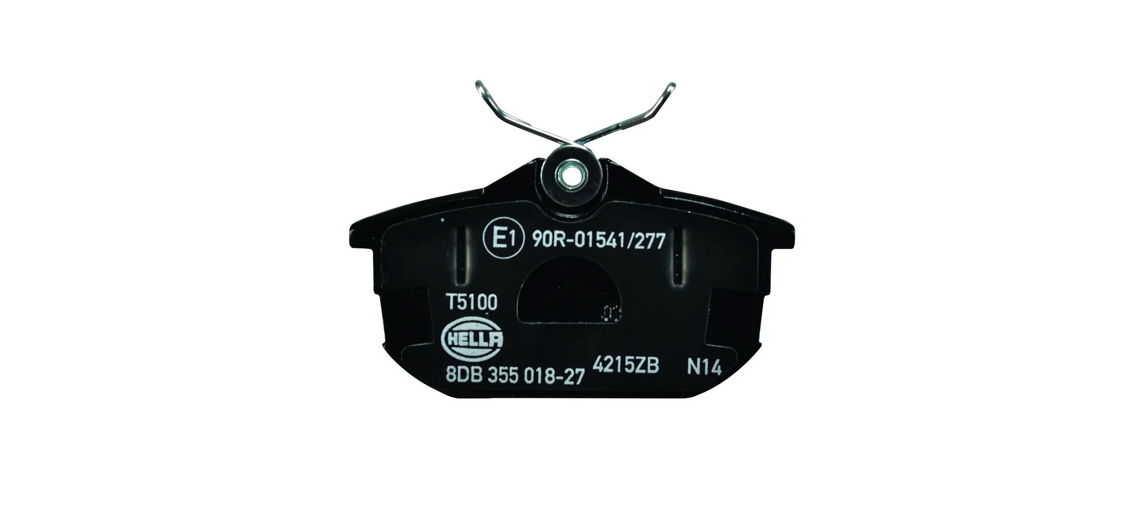 8DB355018271 HELLA Колодки гальмівні задні, дискові