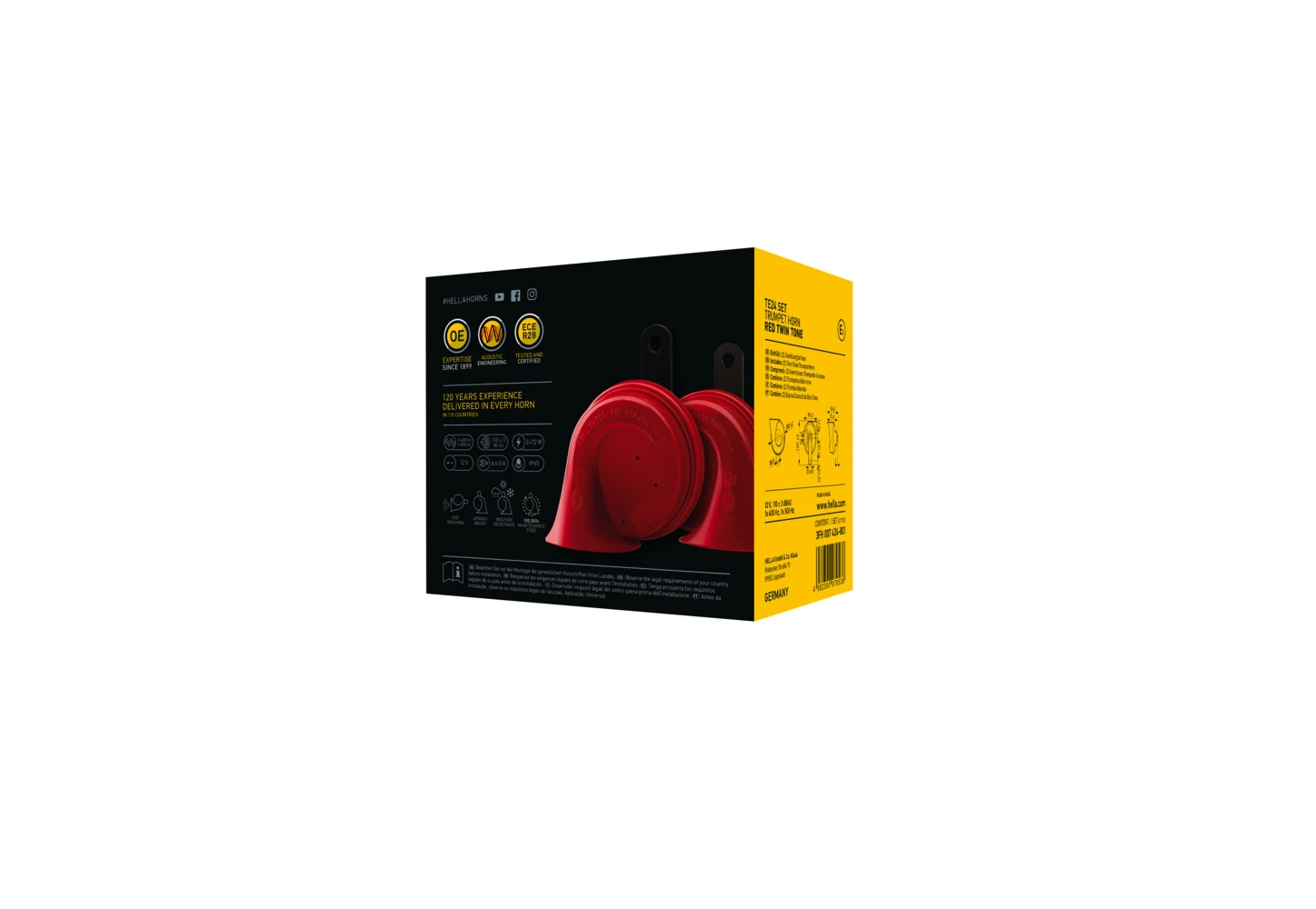 Сигнал звуковий (клаксон) 3FH007424801 HELLA