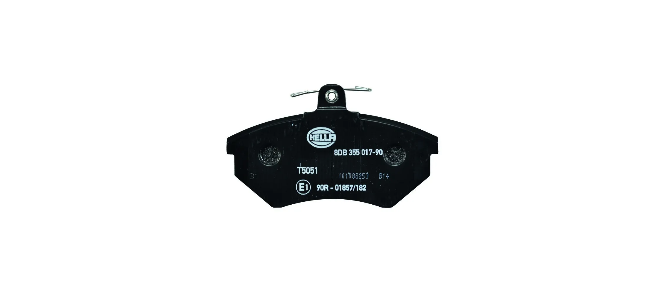 8DB355017901 HELLA Передні гальмівні колодки