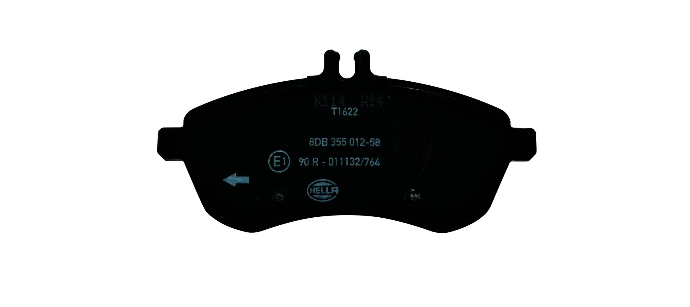 8DB355012581 HELLA Передні гальмівні колодки
