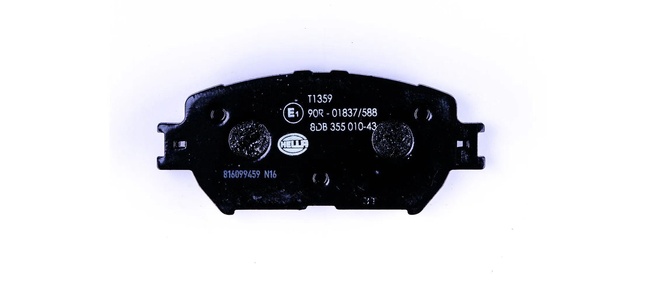 8DB355010431 HELLA Передні гальмівні колодки