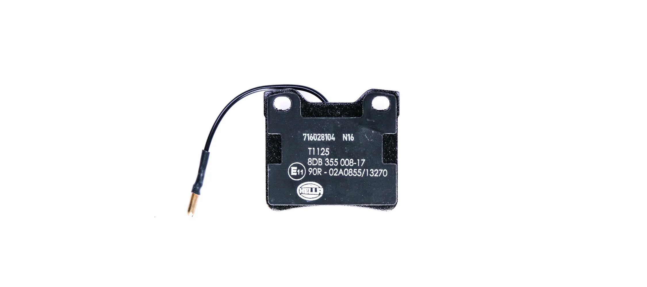 8DB355008171 HELLA Колодки гальмівні задні, дискові