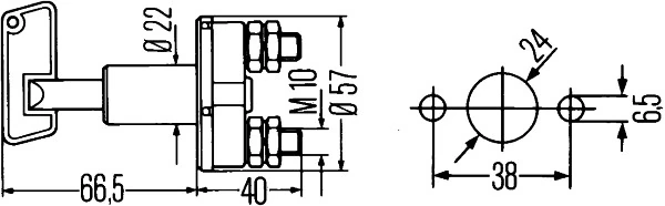 Вимикач маси 1359968 DAF