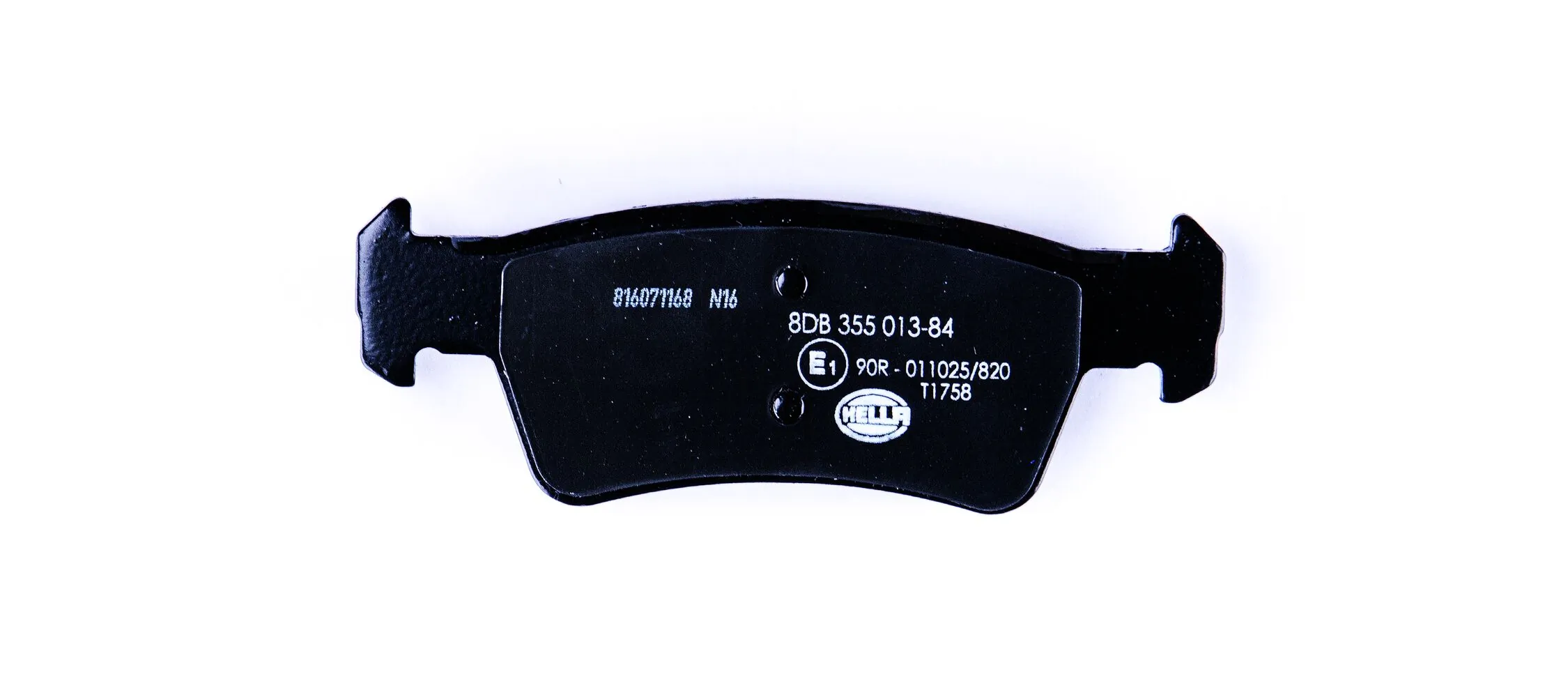 8DB355013841 HELLA Колодки гальмівні задні, дискові
