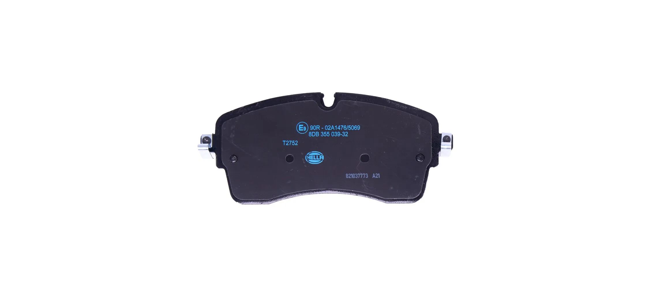 8DB355039321 HELLA Передні гальмівні колодки