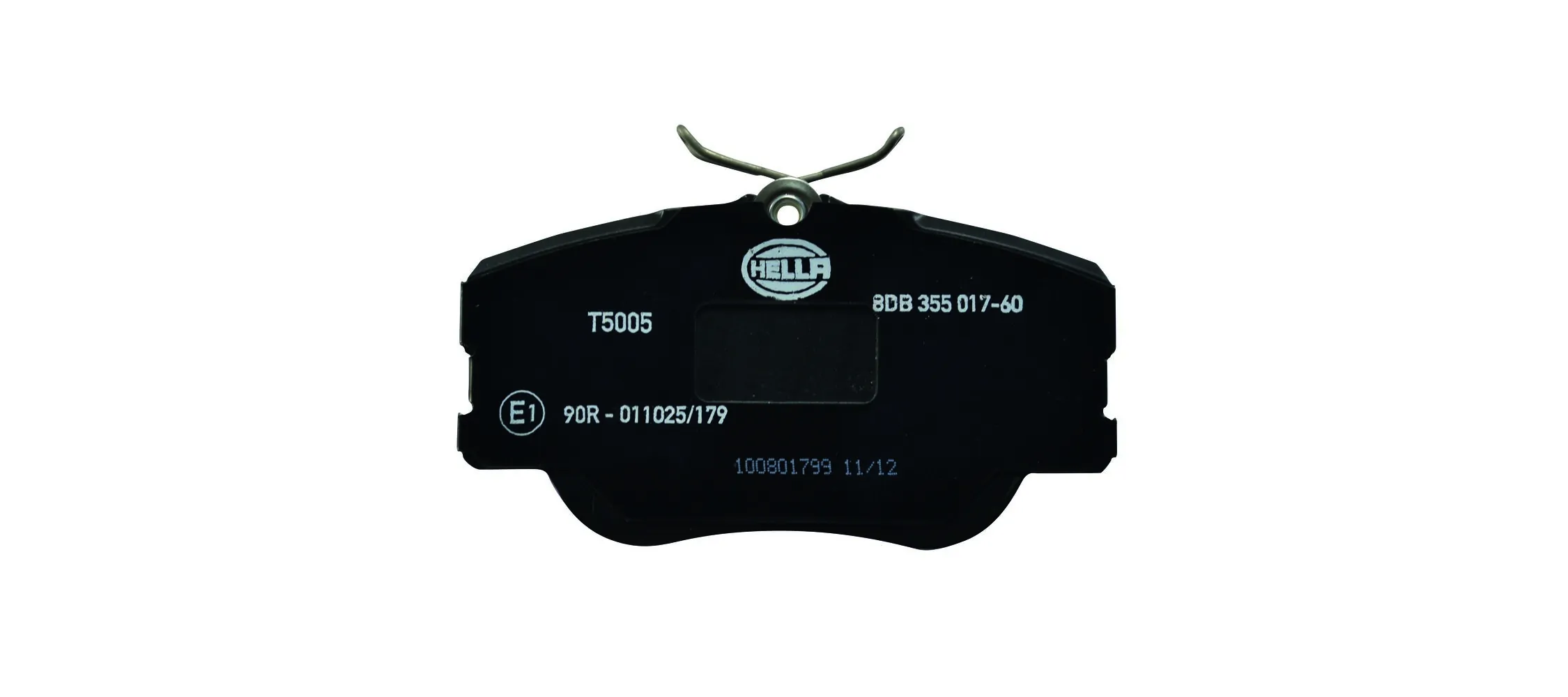 8DB355017601 HELLA Передні гальмівні колодки