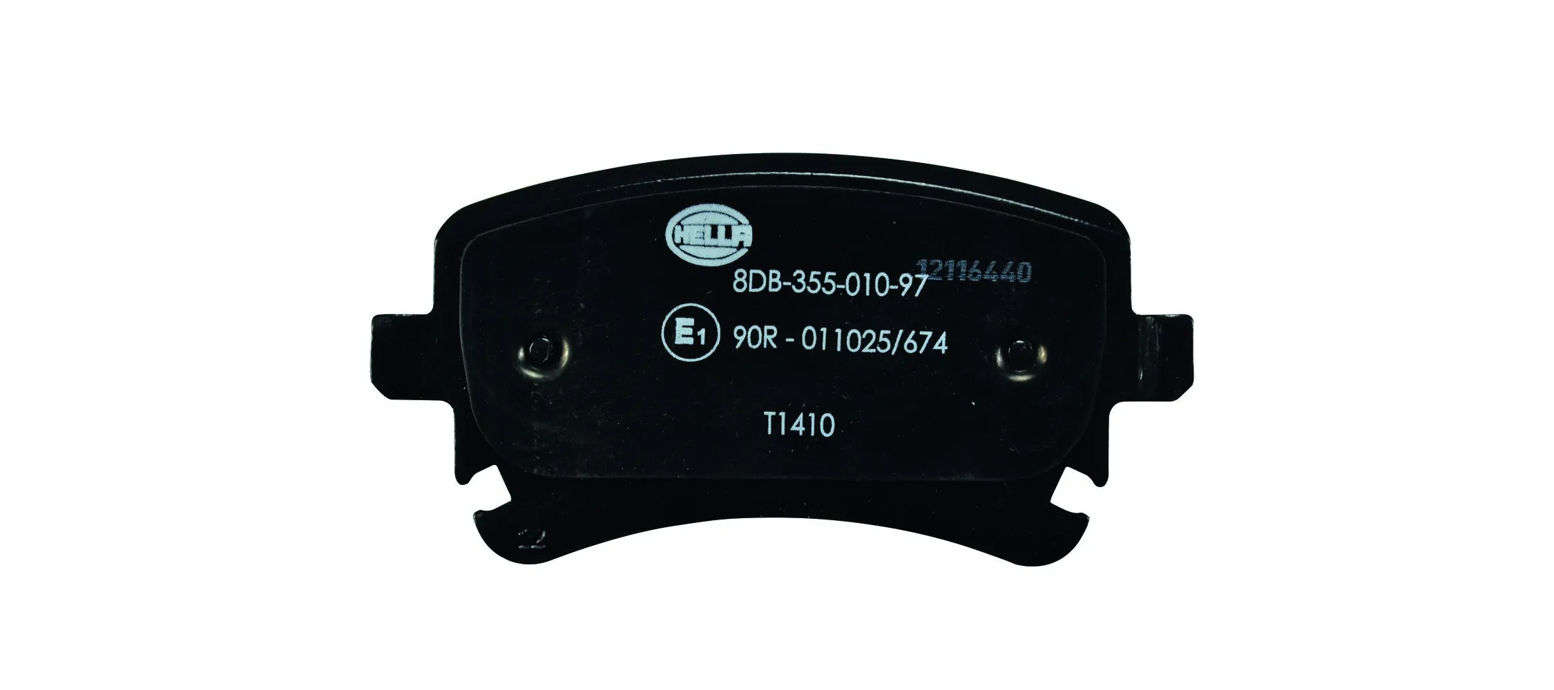 8DB355010971 HELLA Колодки гальмівні задні, дискові